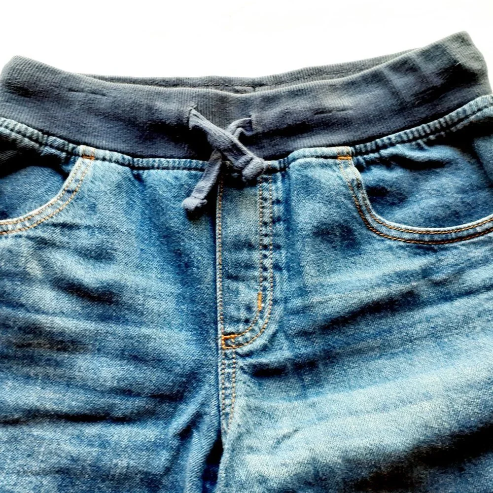 Gymboree Boys Shorts Jean Pull On Jorts Denim Elastic Waist 10